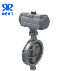 硬密封對夾氣動<a href='http://www.vha7.cn/Product/diefa/' target='_blank'>蝶閥</a>